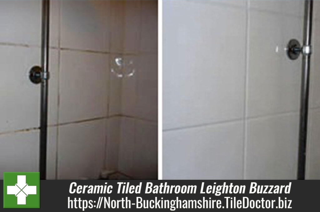 Ceramic Tiled Bathroom Cleaned and Sealed in Leighton Buzzard