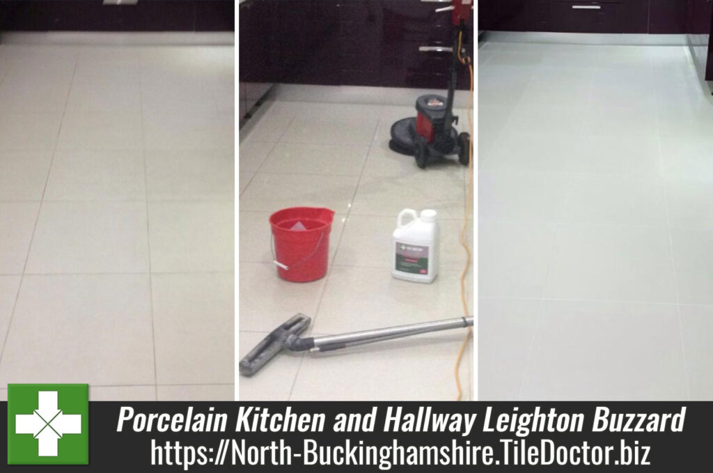 Porcelain Tiled Kitchen and Hallway Refresh in Leighton Buzzard