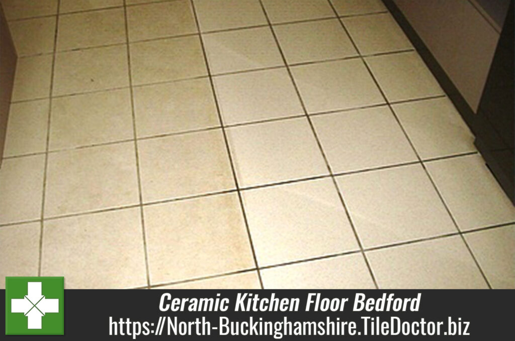 Cleaning Ceramic Kitchen Floor Tiles in Bedford