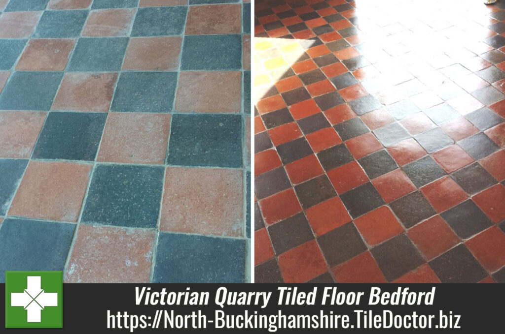 Victorian Quarry Tiled Floor Refreshed in Bedford